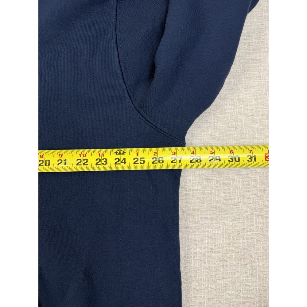 CAT Caterpillar Hoodie Men’s XXL Navy Blue Embroidered Logo Pullover NWT - Picture 8 of 10